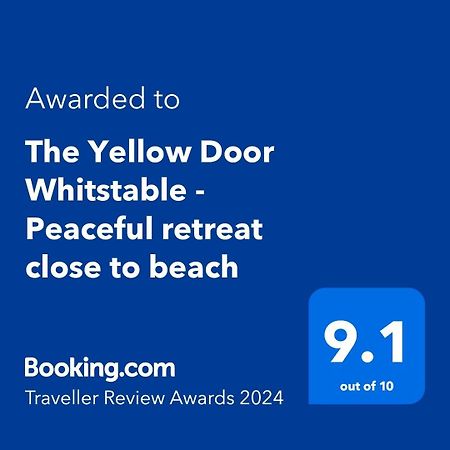 The Yellow Door Whitstable - Peaceful Retreat Close To Beach Екстер'єр фото